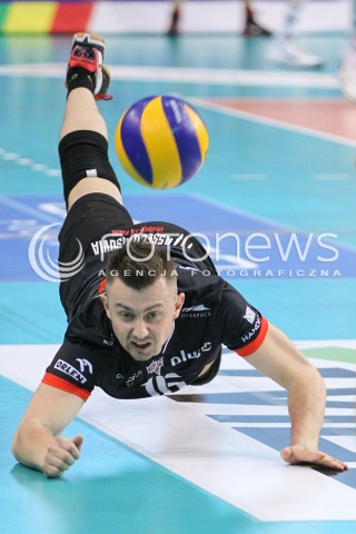 17.01.2015 RZESZOW<br />SIATKOWKA PLUSLIGA 2014/2015 MEN VOLLEYBALL POLAND POLISH PLUS LIGA LEAGUE SEASON 2014/2015<br />MECZ ASSECO RESOVIA - AZS POLITECHNIKA WARSZAWSKA<br />N/Z KRZYSZTOF IGNACZAK SYLWETKA <br /> 