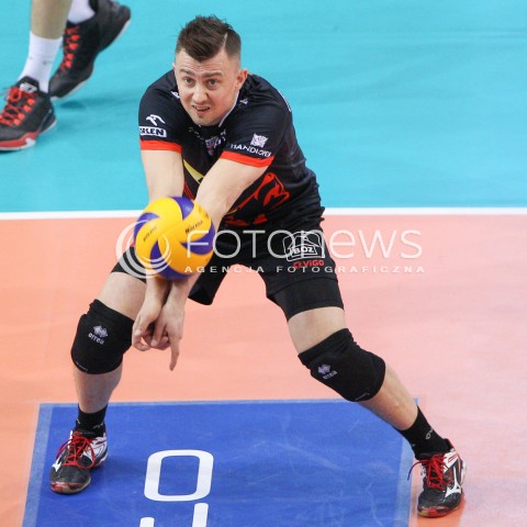  17.01.2015 RZESZOW<br />SIATKOWKA PLUSLIGA 2014/2015 MEN VOLLEYBALL POLAND POLISH PLUS LIGA LEAGUE SEASON 2014/2015<br />MECZ ASSECO RESOVIA - AZS POLITECHNIKA WARSZAWSKA<br />N/Z KRZYSZTOF IGNACZAK SYLWETKA <br /> 