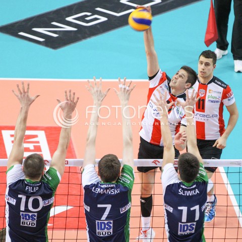  17.01.2015 RZESZOW<br />SIATKOWKA PLUSLIGA 2014/2015 MEN VOLLEYBALL POLAND POLISH PLUS LIGA LEAGUE SEASON 2014/2015<br />MECZ ASSECO RESOVIA - AZS POLITECHNIKA WARSZAWSKA<br />N/Z NIKOLAY PENCZEV ( PENCHEV ) <br /> 