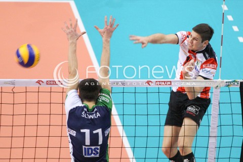  17.01.2015 RZESZOW<br />SIATKOWKA PLUSLIGA 2014/2015 MEN VOLLEYBALL POLAND POLISH PLUS LIGA LEAGUE SEASON 2014/2015<br />MECZ ASSECO RESOVIA - AZS POLITECHNIKA WARSZAWSKA<br />N/Z NIKOLAY PENCZEV ( PENCHEV ) <br /> 