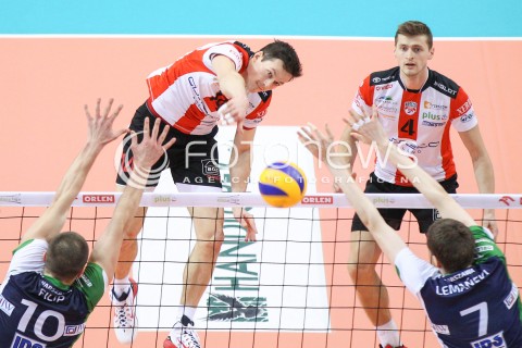  17.01.2015 RZESZOW<br />SIATKOWKA PLUSLIGA 2014/2015 MEN VOLLEYBALL POLAND POLISH PLUS LIGA LEAGUE SEASON 2014/2015<br />MECZ ASSECO RESOVIA - AZS POLITECHNIKA WARSZAWSKA<br />N/Z RAFAL BUSZEK <br /> 