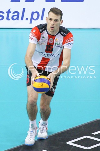  17.01.2015 RZESZOW<br />SIATKOWKA PLUSLIGA 2014/2015 MEN VOLLEYBALL POLAND POLISH PLUS LIGA LEAGUE SEASON 2014/2015<br />MECZ ASSECO RESOVIA - AZS POLITECHNIKA WARSZAWSKA<br />N/Z RUSSELL HOLMES SYLWETKA <br /> 