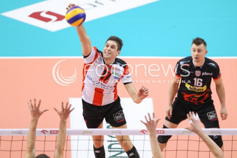  17.01.2015 RZESZOW<br />SIATKOWKA PLUSLIGA 2014/2015 MEN VOLLEYBALL POLAND POLISH PLUS LIGA LEAGUE SEASON 2014/2015<br />MECZ ASSECO RESOVIA - AZS POLITECHNIKA WARSZAWSKA<br />N/Z NIKOLAY PENCZEV ( PENCHEV ) <br /> 