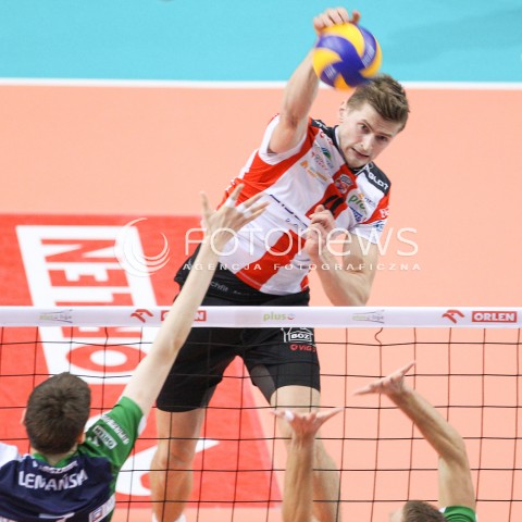  17.01.2015 RZESZOW<br />SIATKOWKA PLUSLIGA 2014/2015 MEN VOLLEYBALL POLAND POLISH PLUS LIGA LEAGUE SEASON 2014/2015<br />MECZ ASSECO RESOVIA - AZS POLITECHNIKA WARSZAWSKA<br />N/Z PIOTR NOWAKOWSKI <br /> 