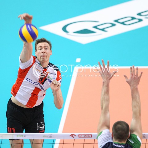  17.01.2015 RZESZOW<br />SIATKOWKA PLUSLIGA 2014/2015 MEN VOLLEYBALL POLAND POLISH PLUS LIGA LEAGUE SEASON 2014/2015<br />MECZ ASSECO RESOVIA - AZS POLITECHNIKA WARSZAWSKA<br />N/Z JOCHEN SCHOPS <br /> 
