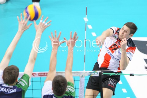  17.01.2015 RZESZOW<br />SIATKOWKA PLUSLIGA 2014/2015 MEN VOLLEYBALL POLAND POLISH PLUS LIGA LEAGUE SEASON 2014/2015<br />MECZ ASSECO RESOVIA - AZS POLITECHNIKA WARSZAWSKA<br />N/Z NIKOLAY PENCZEV ( PENCHEV ) <br /> 