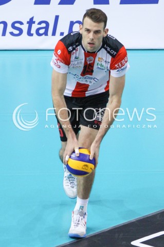  17.01.2015 RZESZOW<br />SIATKOWKA PLUSLIGA 2014/2015 MEN VOLLEYBALL POLAND POLISH PLUS LIGA LEAGUE SEASON 2014/2015<br />MECZ ASSECO RESOVIA - AZS POLITECHNIKA WARSZAWSKA<br />N/Z RUSSELL HOLMES SYLWETKA <br /> 