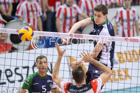  17.01.2015 RZESZOW<br />SIATKOWKA PLUSLIGA 2014/2015 MEN VOLLEYBALL POLAND POLISH PLUS LIGA LEAGUE SEASON 2014/2015<br />MECZ ASSECO RESOVIA - AZS POLITECHNIKA WARSZAWSKA<br />N/Z BARTLOMIEJ LEMANSKI <br /> 