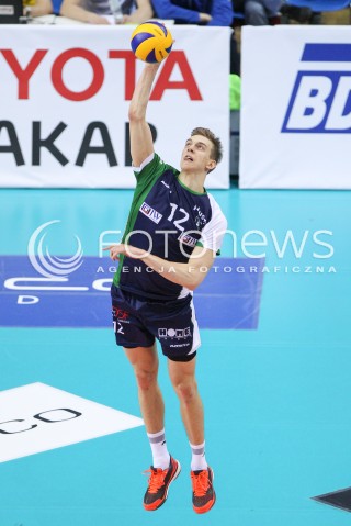  17.01.2015 RZESZOW<br />SIATKOWKA PLUSLIGA 2014/2015 MEN VOLLEYBALL POLAND POLISH PLUS LIGA LEAGUE SEASON 2014/2015<br />MECZ ASSECO RESOVIA - AZS POLITECHNIKA WARSZAWSKA<br />N/Z ARTUR SZALPUK SYLWETKA <br /> 