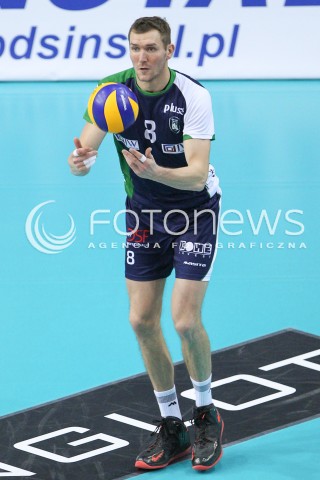  17.01.2015 RZESZOW<br />SIATKOWKA PLUSLIGA 2014/2015 MEN VOLLEYBALL POLAND POLISH PLUS LIGA LEAGUE SEASON 2014/2015<br />MECZ ASSECO RESOVIA - AZS POLITECHNIKA WARSZAWSKA<br />N/Z WALDEMAR SWIRYDOWICZ SYLWETKA <br /> 