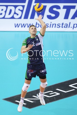  17.01.2015 RZESZOW<br />SIATKOWKA PLUSLIGA 2014/2015 MEN VOLLEYBALL POLAND POLISH PLUS LIGA LEAGUE SEASON 2014/2015<br />MECZ ASSECO RESOVIA - AZS POLITECHNIKA WARSZAWSKA<br />N/Z PIOTR LIPINSKI SYLWETKA  <br /> 