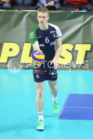  17.01.2015 RZESZOW<br />SIATKOWKA PLUSLIGA 2014/2015 MEN VOLLEYBALL POLAND POLISH PLUS LIGA LEAGUE SEASON 2014/2015<br />MECZ ASSECO RESOVIA - AZS POLITECHNIKA WARSZAWSKA<br />N/Z DOMINIK DEPOWSKI SYLWETKA <br /> 