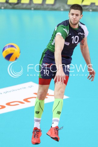  17.01.2015 RZESZOW<br />SIATKOWKA PLUSLIGA 2014/2015 MEN VOLLEYBALL POLAND POLISH PLUS LIGA LEAGUE SEASON 2014/2015<br />MECZ ASSECO RESOVIA - AZS POLITECHNIKA WARSZAWSKA<br />N/Z MICHAL FILIP SYLWETKA <br /> 