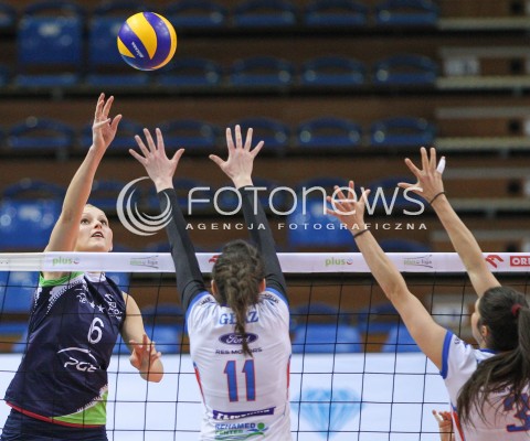  17.01.2015 RZESZOW<br />SIATKOWKA ORLEN LIGA 2014/2015 WOMEN VOLLEYBALL POLAND POLISH ORLENLIGA LEAGUE SEASON 2014/2015<br />MECZ DEVELOPRES SKYRES RZESZOW - PGE ATOM TREFL SOPOT<br />N/Z ANNA MIROS <br /> 