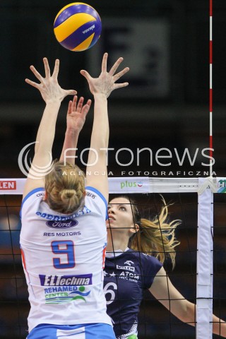  17.01.2015 RZESZOW<br />SIATKOWKA ORLEN LIGA 2014/2015 WOMEN VOLLEYBALL POLAND POLISH ORLENLIGA LEAGUE SEASON 2014/2015<br />MECZ DEVELOPRES SKYRES RZESZOW - PGE ATOM TREFL SOPOT<br />N/Z KLAUDIA KACZOROWSKA <br /> 