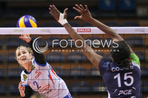  17.01.2015 RZESZOW<br />SIATKOWKA ORLEN LIGA 2014/2015 WOMEN VOLLEYBALL POLAND POLISH ORLENLIGA LEAGUE SEASON 2014/2015<br />MECZ DEVELOPRES SKYRES RZESZOW - PGE ATOM TREFL SOPOT<br />N/Z MAGDALENA OLSZOWKA <br /> 