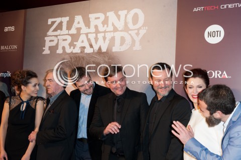  19.01.2015 WARSZAWA<br />
PREMIERA FILMU ZIARNO PRAWDY<br />
N/Z ALEKSANDRA HAMKALO JERZY TRELA  ZYGMUNT MILOSZEWSKI BORYS LANKOSZ  ROBERT WIECKIEWICZ <br />
 