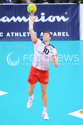  21.01.2015 RZESZOW POLAND<br />SIATKOWKA LIGA MISTRZOW MEN CEV VOLLEYBALL CHAMPIONS LEAGUE 2014/2015 <br />MATCH ASSECO RESOVIA - ACH VOLLEY LUBLANA<br />N/Z JOCHEN SCHOPS SYLWETKA <br /> 