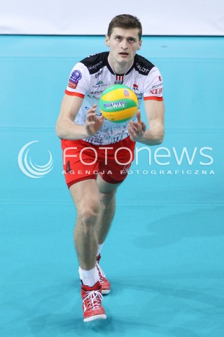  21.01.2015 RZESZOW POLAND<br />SIATKOWKA LIGA MISTRZOW MEN CEV VOLLEYBALL CHAMPIONS LEAGUE 2014/2015 <br />MATCH ASSECO RESOVIA - ACH VOLLEY LUBLANA<br />N/Z PIOTR NOWAKOWSKI SYLWETKA <br /> 