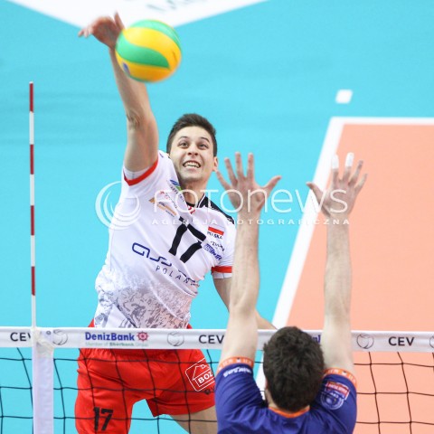  21.01.2015 RZESZOW POLAND<br />SIATKOWKA LIGA MISTRZOW MEN CEV VOLLEYBALL CHAMPIONS LEAGUE 2014/2015 <br />MATCH ASSECO RESOVIA - ACH VOLLEY LUBLANA<br />N/Z NIKOLAY PENCZEV ( PENCHEV ) <br /> 