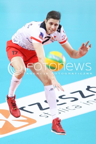  21.01.2015 RZESZOW POLAND<br />SIATKOWKA LIGA MISTRZOW MEN CEV VOLLEYBALL CHAMPIONS LEAGUE 2014/2015 <br />MATCH ASSECO RESOVIA - ACH VOLLEY LUBLANA<br />N/Z NIKOLAY PENCZEV ( PENCHEV ) SYLWETKA <br /> 