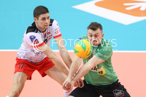  21.01.2015 RZESZOW POLAND<br />SIATKOWKA LIGA MISTRZOW MEN CEV VOLLEYBALL CHAMPIONS LEAGUE 2014/2015 <br />MATCH ASSECO RESOVIA - ACH VOLLEY LUBLANA<br />N/Z KRZYSZTOF IGNACZAK NIKOLAY PENCZEV ( PENCHEV ) <br /> 
