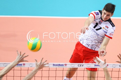  21.01.2015 RZESZOW POLAND<br />SIATKOWKA LIGA MISTRZOW MEN CEV VOLLEYBALL CHAMPIONS LEAGUE 2014/2015 <br />MATCH ASSECO RESOVIA - ACH VOLLEY LUBLANA<br />N/Z NIKOLAY PENCZEV ( PENCHEV ) <br /> 