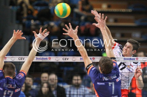  21.01.2015 RZESZOW POLAND<br />SIATKOWKA LIGA MISTRZOW MEN CEV VOLLEYBALL CHAMPIONS LEAGUE 2014/2015 <br />MATCH ASSECO RESOVIA - ACH VOLLEY LUBLANA<br />N/Z NIKOLAY PENCZEV ( PENCHEV ) <br /> 