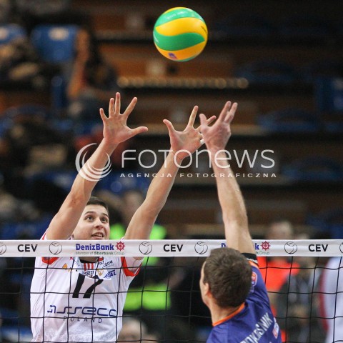  21.01.2015 RZESZOW POLAND<br />SIATKOWKA LIGA MISTRZOW MEN CEV VOLLEYBALL CHAMPIONS LEAGUE 2014/2015 <br />MATCH ASSECO RESOVIA - ACH VOLLEY LUBLANA<br />N/Z NIKOLAY PENCZEV ( PENCHEV ) <br /> 