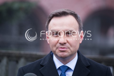  23.01.2015 LODZ <br />KONFERENCJA PRASOWA KANDYDATA PIS NA URZAD PREZYDENTA RP ANDRZEJA DUDY W LODZI <br />N/Z ANDRZEJ DUDA <br /> 