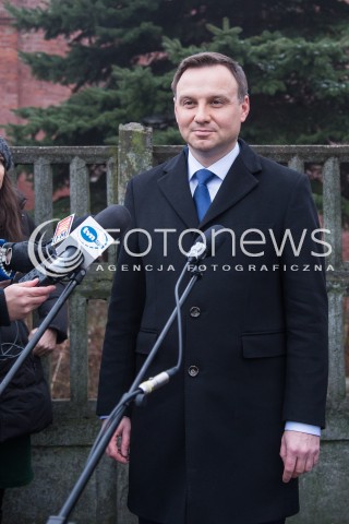  23.01.2015 LODZ <br />KONFERENCJA PRASOWA KANDYDATA PIS NA URZAD PREZYDENTA RP ANDRZEJA DUDY W LODZI <br />N/Z ANDRZEJ DUDA <br /> 