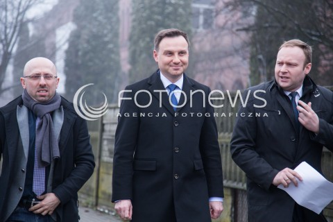  23.01.2015 LODZ <br />KONFERENCJA PRASOWA KANDYDATA PIS NA URZAD PREZYDENTA RP ANDRZEJA DUDY W LODZI <br />N/Z ANDRZEJ DUDA MARCIN MASTALAREK<br /> 