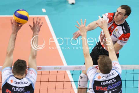  24.01.2015 RZESZOW<br />SIATKOWKA PLUSLIGA 2014/2015 MEN VOLLEYBALL POLAND POLISH PLUS LIGA LEAGUE SEASON 2014/2015<br />MECZ ASSECO RESOVIA - CERRAD CZARNI RADOM<br />N/Z MARKO IVOVIC <br /> 
