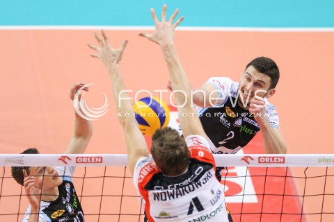  24.01.2015 RZESZOW<br />SIATKOWKA PLUSLIGA 2014/2015 MEN VOLLEYBALL POLAND POLISH PLUS LIGA LEAGUE SEASON 2014/2015<br />MECZ ASSECO RESOVIA - CERRAD CZARNI RADOM<br />N/Z MICHAL OSTROWSKI <br /> 