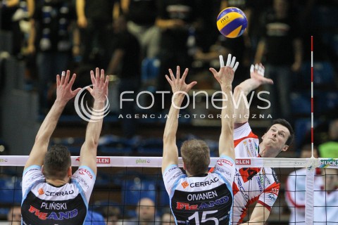  24.01.2015 RZESZOW<br />SIATKOWKA PLUSLIGA 2014/2015 MEN VOLLEYBALL POLAND POLISH PLUS LIGA LEAGUE SEASON 2014/2015<br />MECZ ASSECO RESOVIA - CERRAD CZARNI RADOM<br />N/Z RAFAL BUSZEK <br /> 