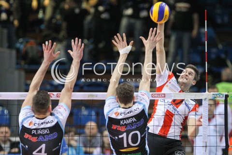  24.01.2015 RZESZOW<br />SIATKOWKA PLUSLIGA 2014/2015 MEN VOLLEYBALL POLAND POLISH PLUS LIGA LEAGUE SEASON 2014/2015<br />MECZ ASSECO RESOVIA - CERRAD CZARNI RADOM<br />N/Z NIKOLAY PENCZEV ( PENCHEV ) <br /> 