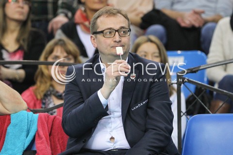  24.01.2015 RZESZOW<br />SIATKOWKA PLUSLIGA 2014/2015 MEN VOLLEYBALL POLAND POLISH PLUS LIGA LEAGUE SEASON 2014/2015<br />MECZ ASSECO RESOVIA - CERRAD CZARNI RADOM<br />N/Z ARTUR HARMATA LEKARZ LIZAK<br /> 