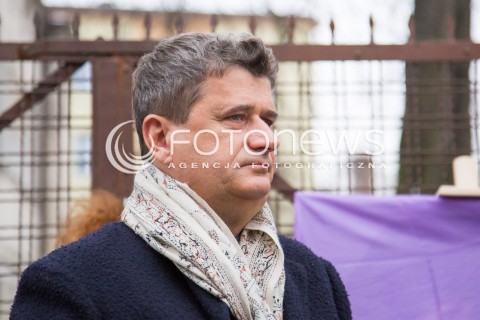  30.01.2015 LODZ<br />WIZYTA JANUSZA PALIKOTA W LODZI <br />APEL O PRZYJECIE KONWENCJI  PRZECIW PRZEMOCY W RODZINIE <br />N/Z JANUSZ PALIKOT <br /> 
