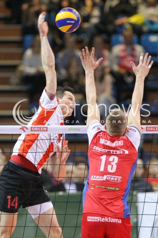  31.01.2015 RZESZOW <br />SIATKOWKA PLUS LIGA 2014/2015 MEN VOLLEYBALL POLAND POLISH PLUSLIGA LEAGUE SEASON 2014/2015<br />MECZ ASSECO RESOVIA RZESZOW - EFFECTOR KIELCE<br />N/Z RAFAL BUSZEK <br /> 