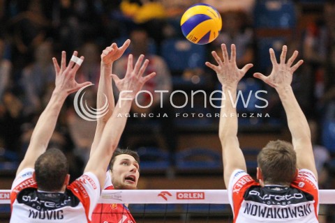  31.01.2015 RZESZOW <br />SIATKOWKA PLUS LIGA 2014/2015 MEN VOLLEYBALL POLAND POLISH PLUSLIGA LEAGUE SEASON 2014/2015<br />MECZ ASSECO RESOVIA RZESZOW - EFFECTOR KIELCE<br />N/Z BARTOSZ KRZYSIEK <br /> 