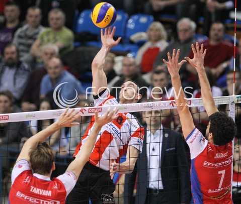  31.01.2015 RZESZOW <br />SIATKOWKA PLUS LIGA 2014/2015 MEN VOLLEYBALL POLAND POLISH PLUSLIGA LEAGUE SEASON 2014/2015<br />MECZ ASSECO RESOVIA RZESZOW - EFFECTOR KIELCE<br />N/Z MARKO IVOVIC <br /> 