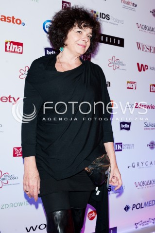  03.02.2015 WARSZAWA TEATR KAMIENICA<br />GALA FINALOWA KAMPANII PIEKNA BO ZDROWA<br />N/Z KATARZYNA GROCHOLA<br /> 