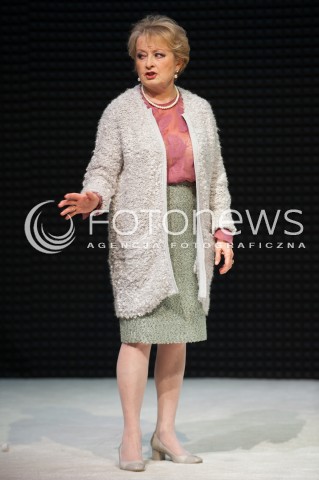  04.02.2015 WARSZAWA <br />PROBA MEDIALNA SPEKTAKLU RZEZNIA W TEATRZE ATENEUM<br />N/Z MAGDALENA ZAWADZKA<br /> 