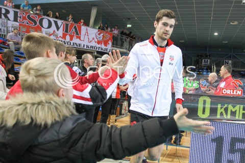  07.02.2015 RZESZOW <br />SIATKOWKA PLUS LIGA 2014/2015 MEN VOLLEYBALL POLAND POLISH PLUSLIGA LEAGUE SEASON 2014/2015<br />MECZ ASSECO RESOVIA RZESZOW - LOTOS TREFL GDANSK<br />N/Z DAWID DRYJA KIBICE<br /> 