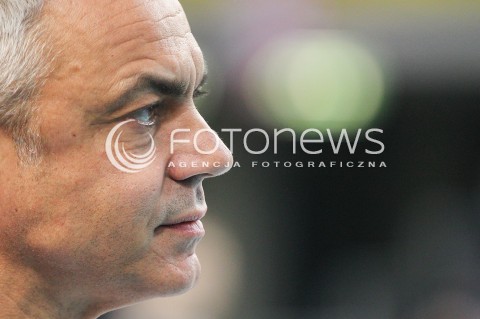  07.02.2015 RZESZOW <br />SIATKOWKA PLUS LIGA 2014/2015 MEN VOLLEYBALL POLAND POLISH PLUSLIGA LEAGUE SEASON 2014/2015<br />MECZ ASSECO RESOVIA RZESZOW - LOTOS TREFL GDANSK<br />N/Z ANDREA ANASTASI - I TRENER ( HEAD COACH ) SYLWETKA <br /> 