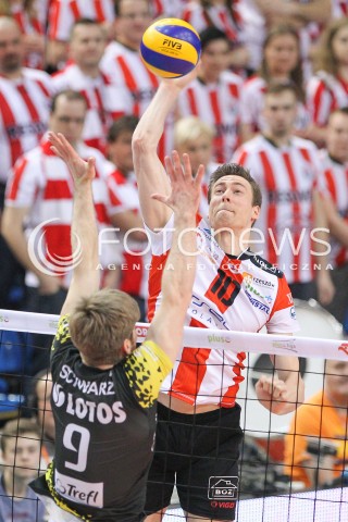  07.02.2015 RZESZOW <br />SIATKOWKA PLUS LIGA 2014/2015 MEN VOLLEYBALL POLAND POLISH PLUSLIGA LEAGUE SEASON 2014/2015<br />MECZ ASSECO RESOVIA RZESZOW - LOTOS TREFL GDANSK<br />N/Z JOCHEN SCHOPS <br /> 