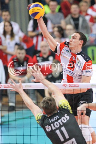  07.02.2015 RZESZOW <br />SIATKOWKA PLUS LIGA 2014/2015 MEN VOLLEYBALL POLAND POLISH PLUSLIGA LEAGUE SEASON 2014/2015<br />MECZ ASSECO RESOVIA RZESZOW - LOTOS TREFL GDANSK<br />N/Z MARKO IVOVIC <br /> 