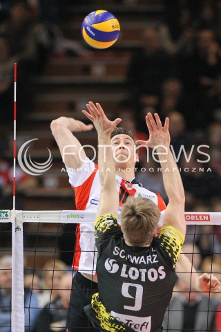  07.02.2015 RZESZOW <br />SIATKOWKA PLUS LIGA 2014/2015 MEN VOLLEYBALL POLAND POLISH PLUSLIGA LEAGUE SEASON 2014/2015<br />MECZ ASSECO RESOVIA RZESZOW - LOTOS TREFL GDANSK<br />N/Z JOCHEN SCHOPS <br /> 