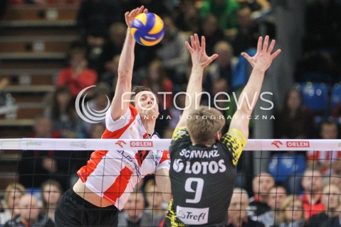  07.02.2015 RZESZOW <br />SIATKOWKA PLUS LIGA 2014/2015 MEN VOLLEYBALL POLAND POLISH PLUSLIGA LEAGUE SEASON 2014/2015<br />MECZ ASSECO RESOVIA RZESZOW - LOTOS TREFL GDANSK<br />N/Z JOCHEN SCHOPS <br /> 