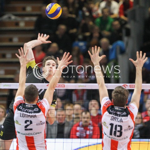  07.02.2015 RZESZOW <br />SIATKOWKA PLUS LIGA 2014/2015 MEN VOLLEYBALL POLAND POLISH PLUSLIGA LEAGUE SEASON 2014/2015<br />MECZ ASSECO RESOVIA RZESZOW - LOTOS TREFL GDANSK<br />N/Z TROY MURPHY <br /> 